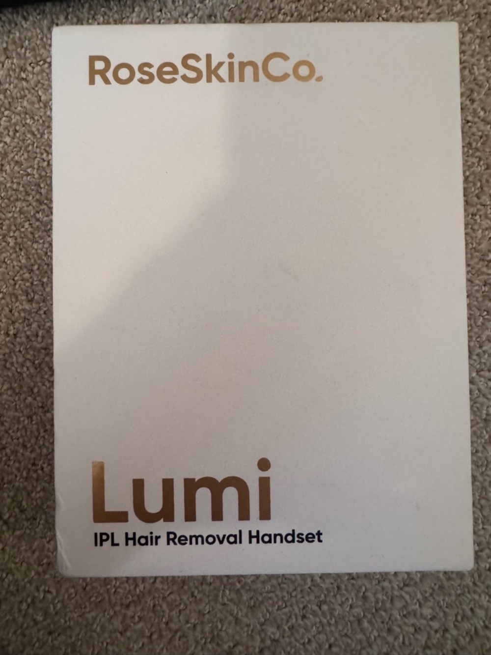 RoseSkinCo. Lumi IPL Hair Removal Handset